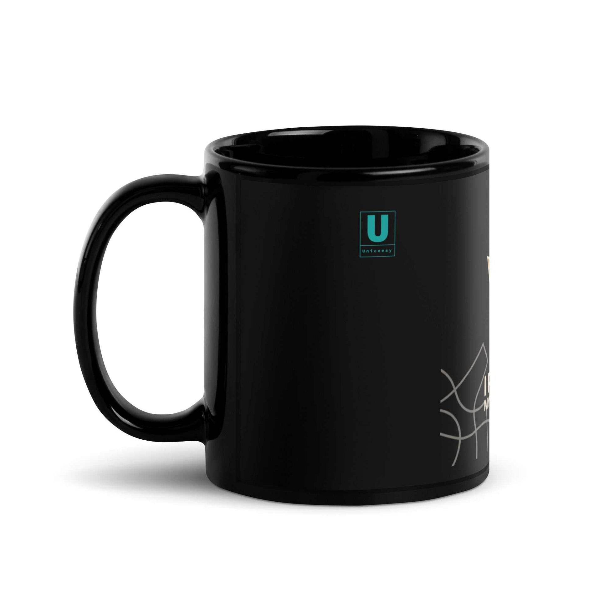 Black Glossy Mug – Sleek, Stylish & Perfect for Daily Sipping 