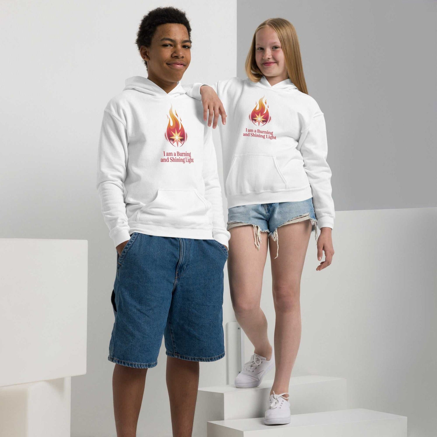 Youth Heavy Blend Hoodie – Soft, Stylish & Built for Comfort